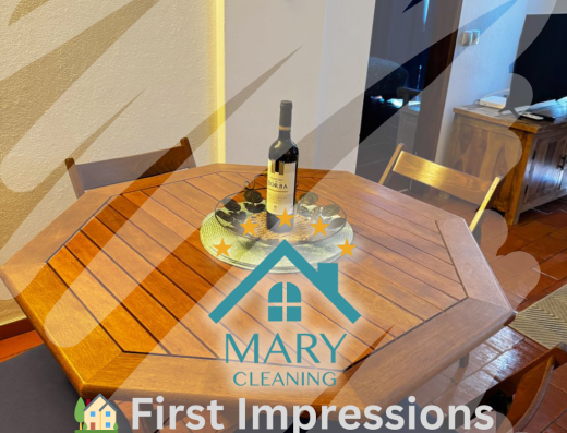 Mary cleaning